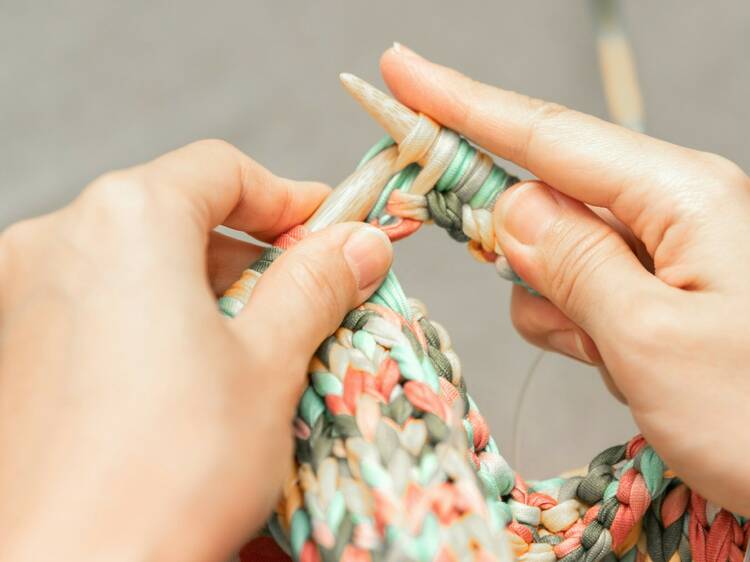 Dia Mundial de Tricotar em Público