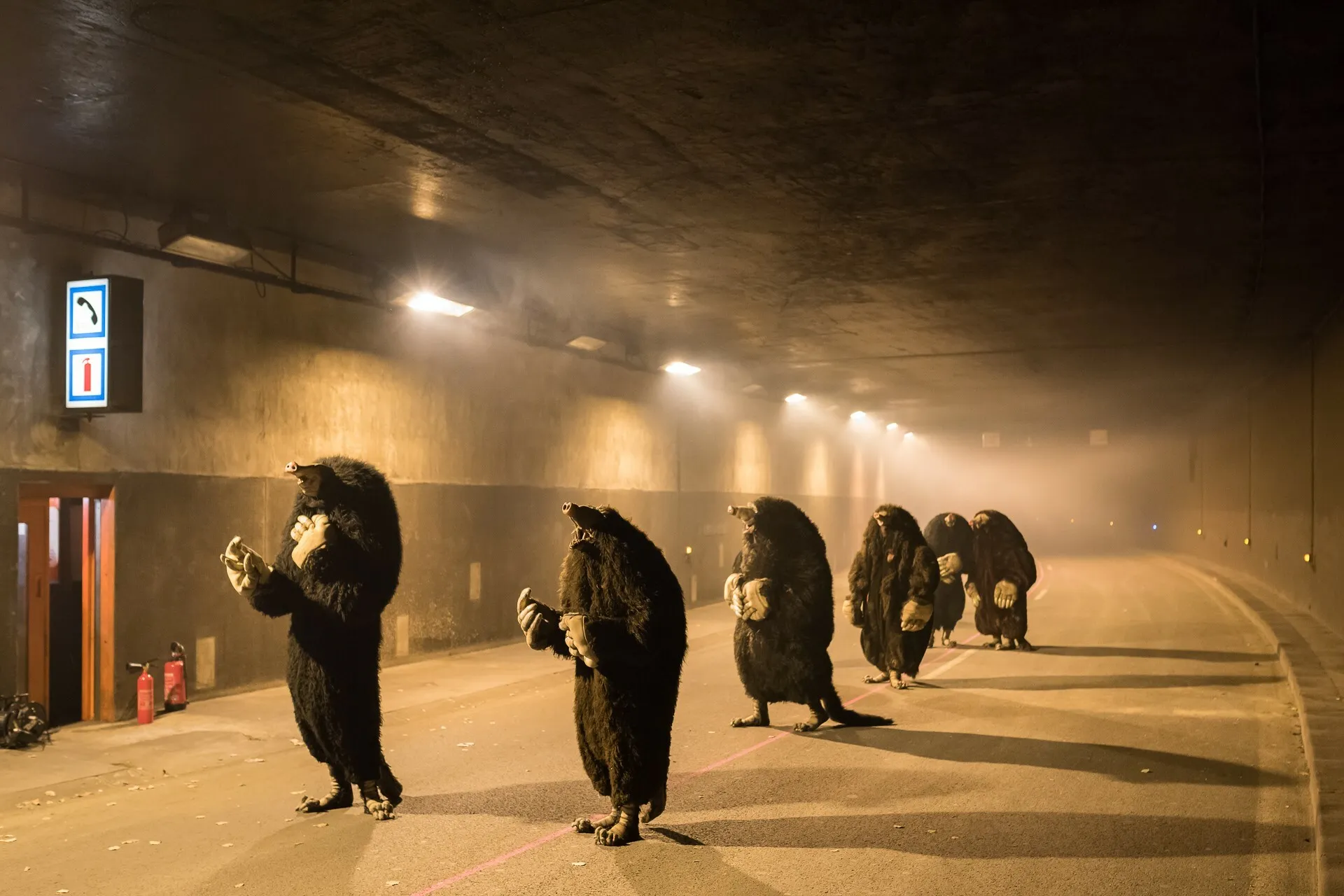 "Les Toupes" (as toupeiras), de Philippe Quesne