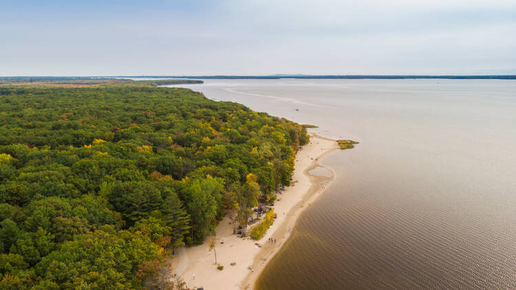 Visit the largest outdoor beach club in North America