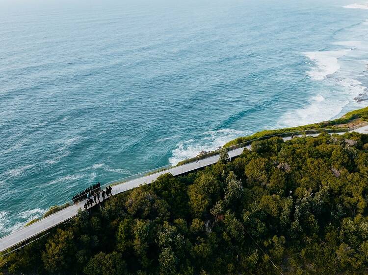 Take a coastal walk along the Bathers Way