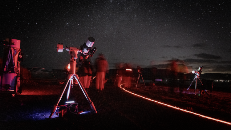 Dine under the starry night sky