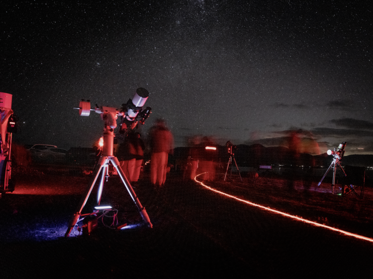 Dine under the starry night sky