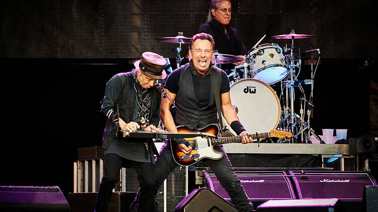 Bruce Springsteen performing live in London