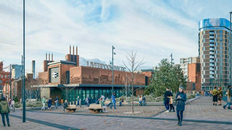 Liverpool Baltic station CGI designs