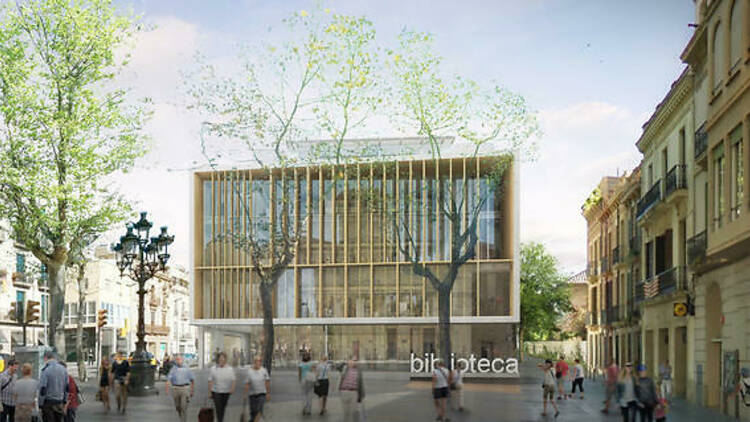 Render biblioteca Sarrià