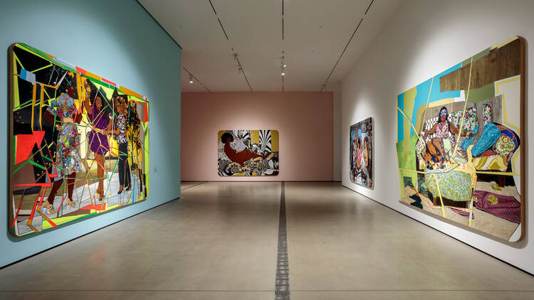 Installation view of Mickalene Thomas: All About Love at The Bro