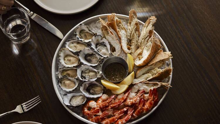 Seafood platter at Cafe Sydney