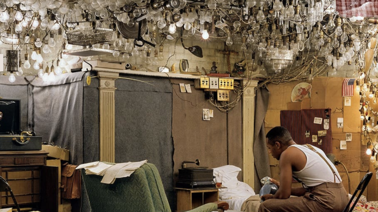 Jeff Wall, “After ‘Invisible Man’ by Ralph Ellison, the Prologue”, 1999-2001