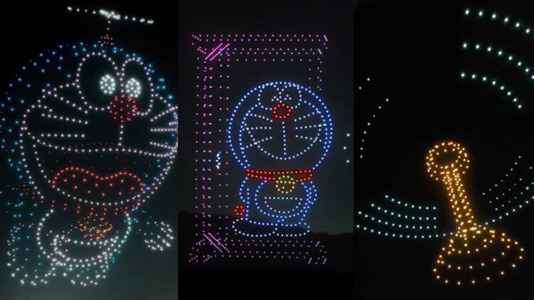 Doraemon Hong Kong drone show 2024: 100% Doraemon & Friends Hong Kong Tour