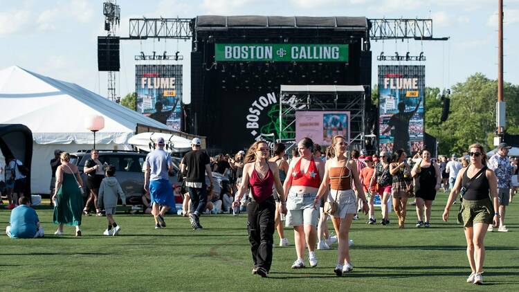 Fans enter Boston Calling on Friday, May 24, 2024