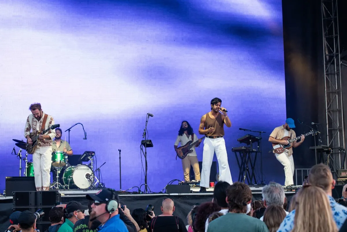 Young the Giant performs at Boston Calling on Friday, May 24, 2024