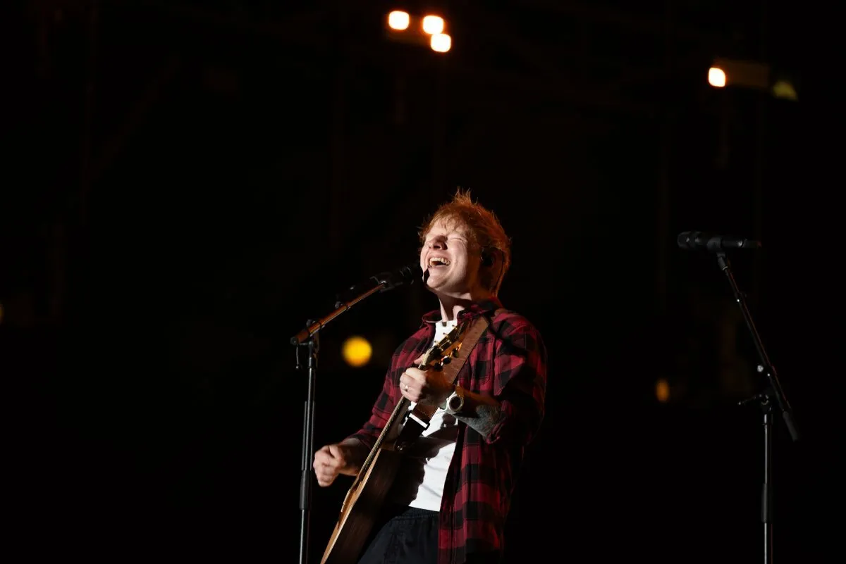 Ed Sheeran performs at Boston Calling on Friday, May 24, 2024