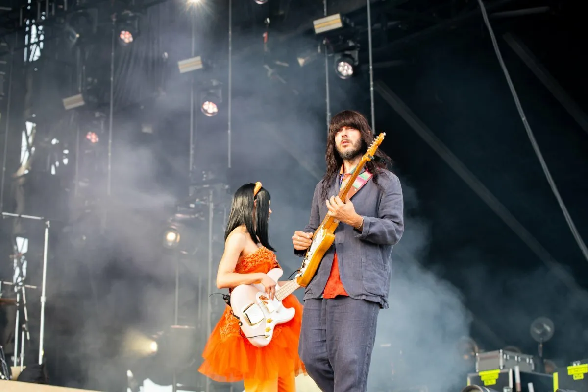 Khruangbin performs at Boston Calling on Saturday, May 25, 2024.