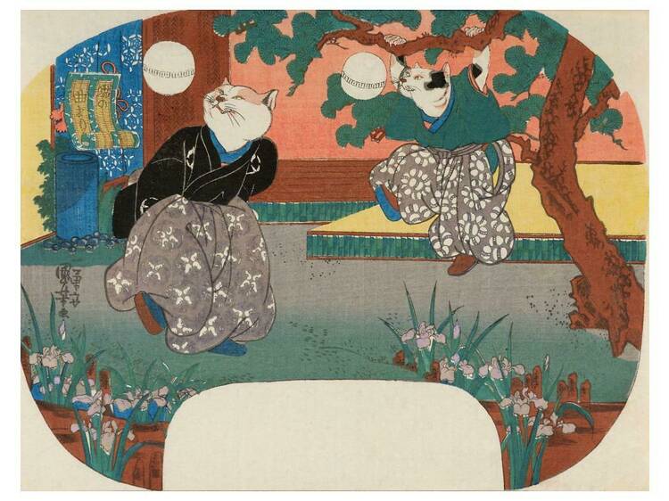 国芳の団扇絵 ―猫と歌舞伎とチャキチャキ娘