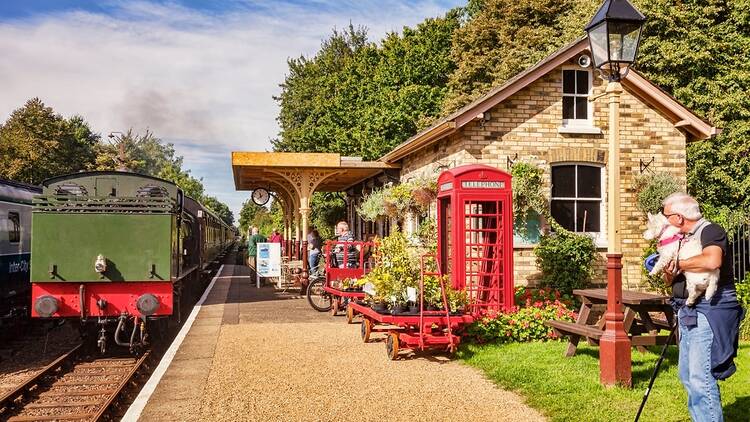 Nene Valley Railway near Peterborough, England