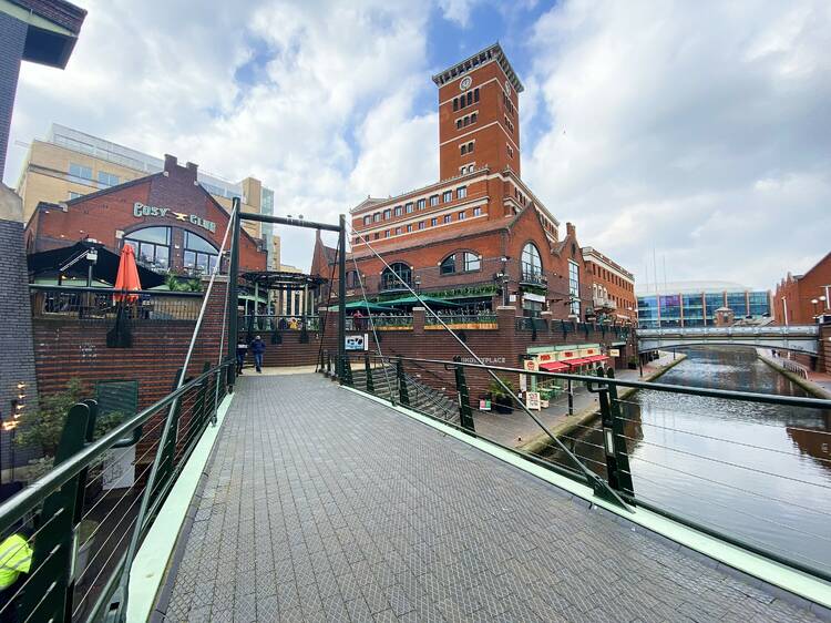 Explore Brindleyplace and the canal quarter