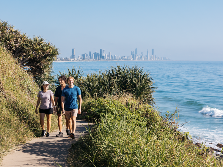 Take a stroll in Burleigh Head National Park