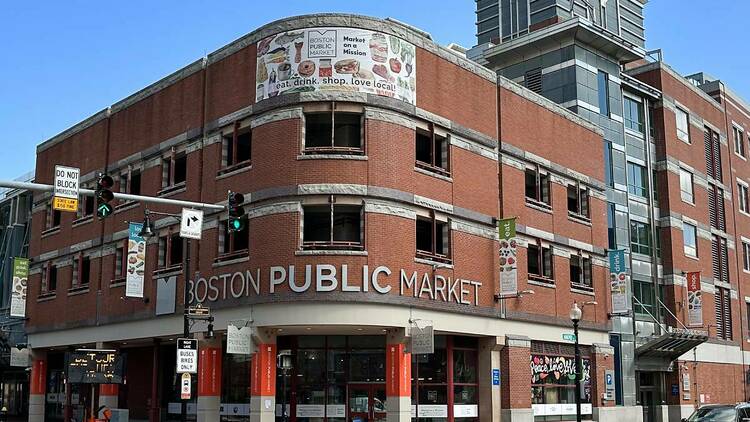 Boston Public Market front exterior entrance