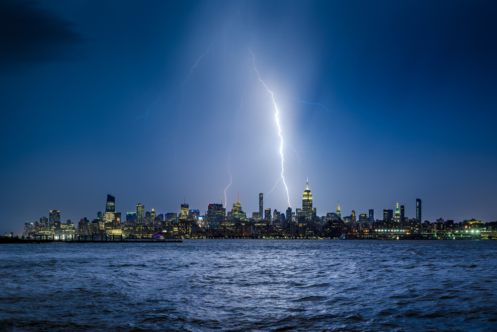 See awesome photos and video of lightning striking the Empire State Building