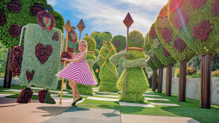 Visit Alice in Wonderland at the Atlanta Botanical Gardens