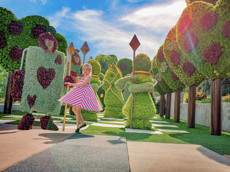 Visit Alice in Wonderland at the Atlanta Botanical Gardens