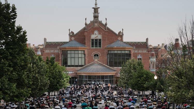 La Banda als Jardins de Sant Pau