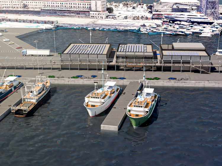 El Puerto de Barcelona estrena la nueva Lonja de Pescadores abierta al público