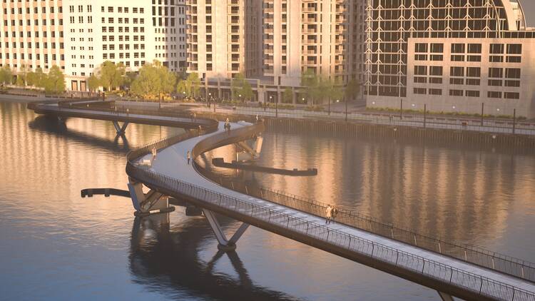 plans for new bridge royal docks 