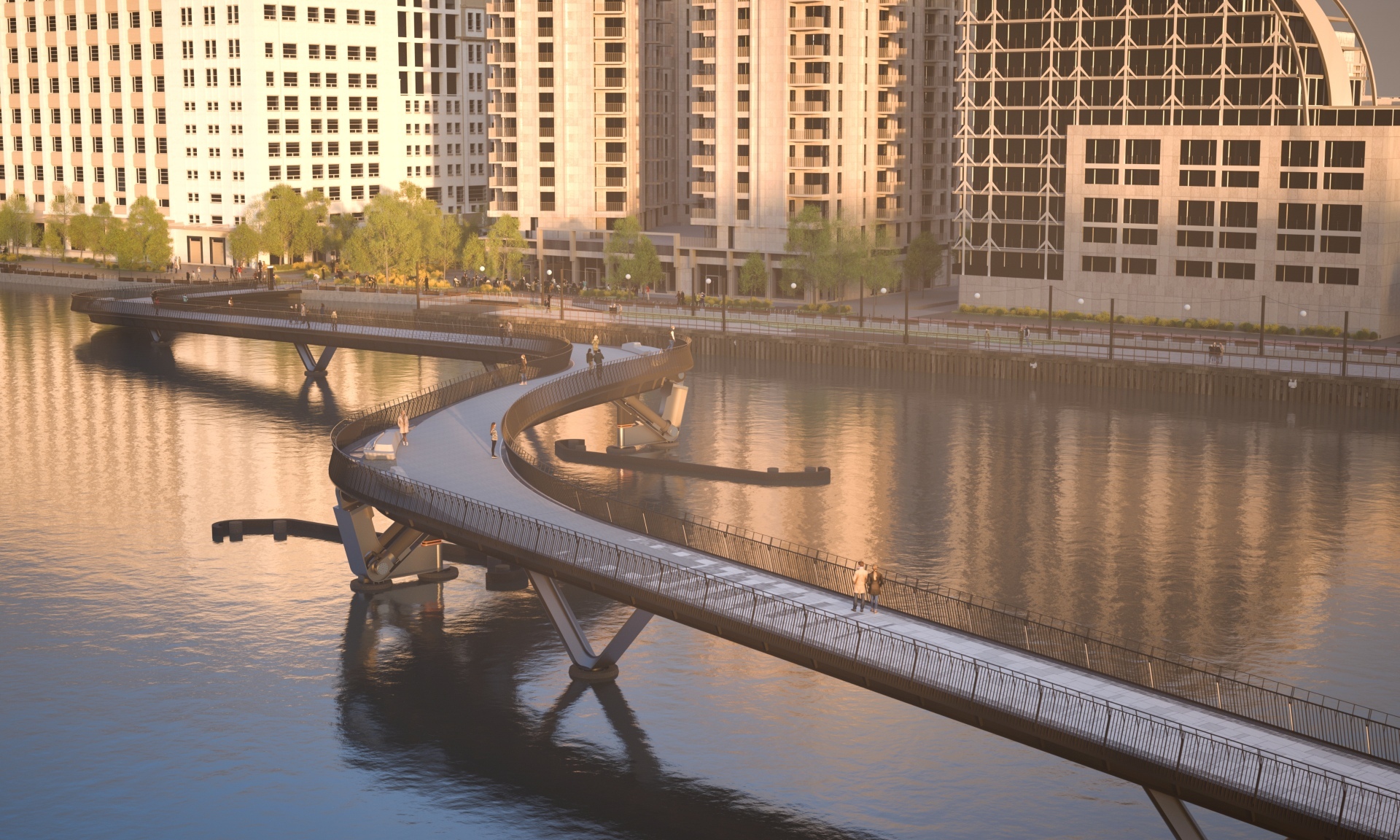 This huge new curved bridge is coming to east London – LIA London