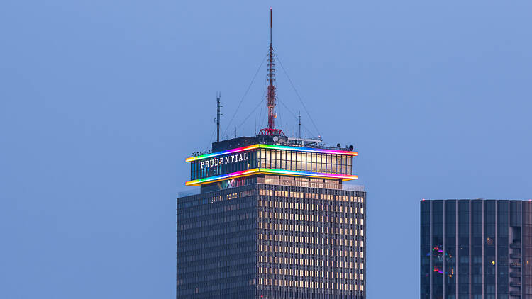 Prudential Center lights up for Pride