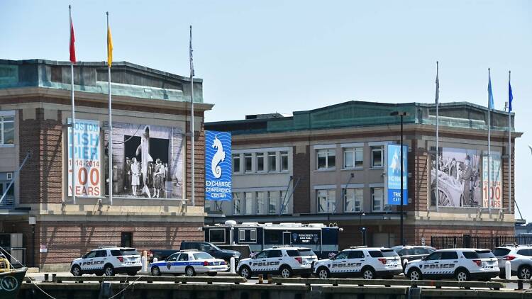 100 years of Boston Fish Pier in Massachusetts, as seen on July 28, 2019.