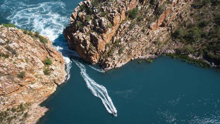 Go on a cruise at Horizontal Falls