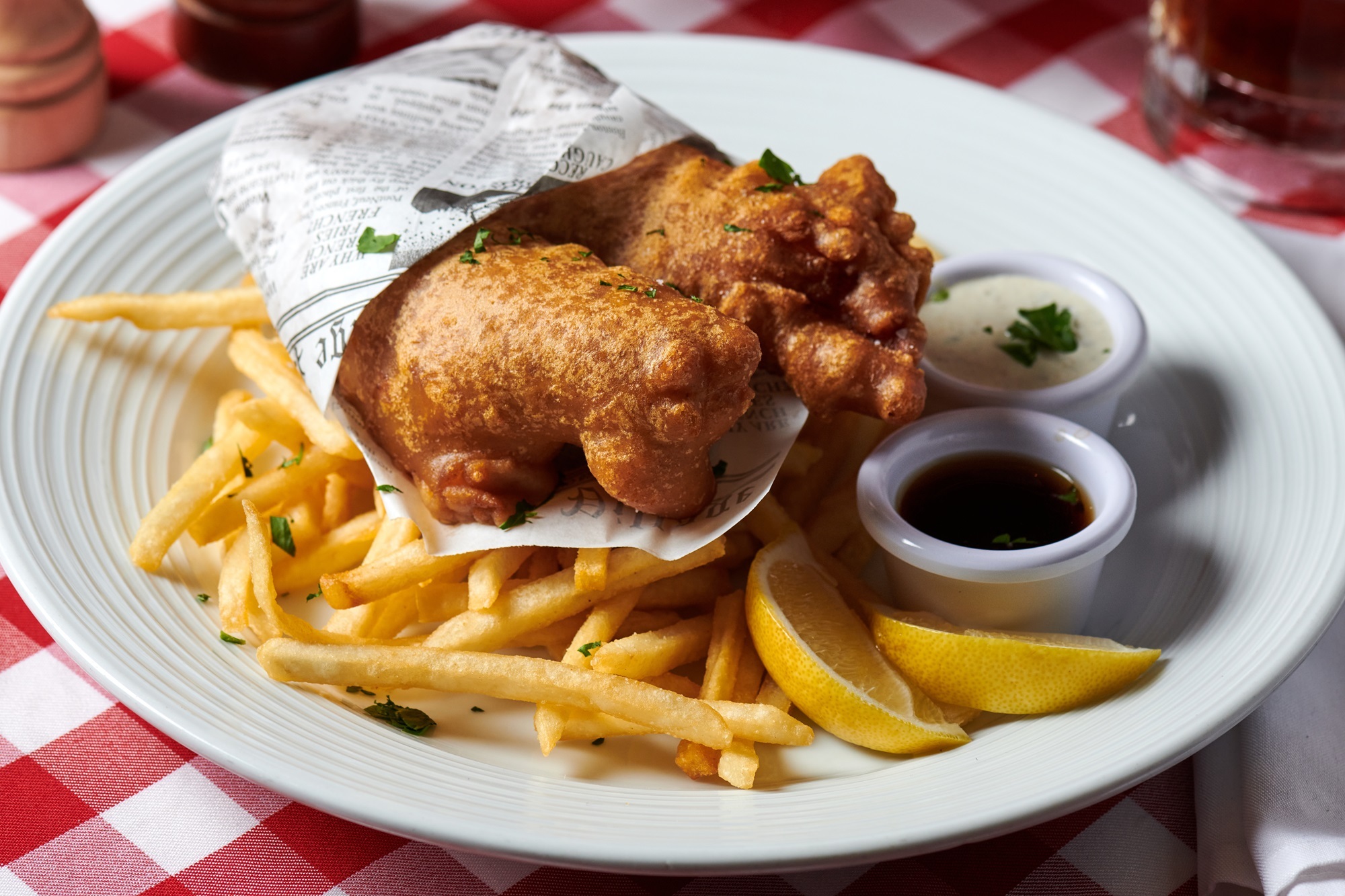 Fish and chips at P.J. Clarke's