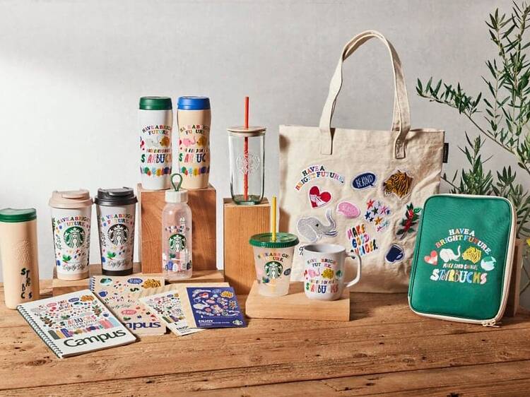 This exclusive Starbucks Japan drinkware range is designed by a Japanese illustrator