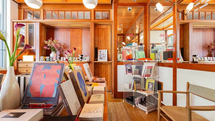 interior of a bookstore