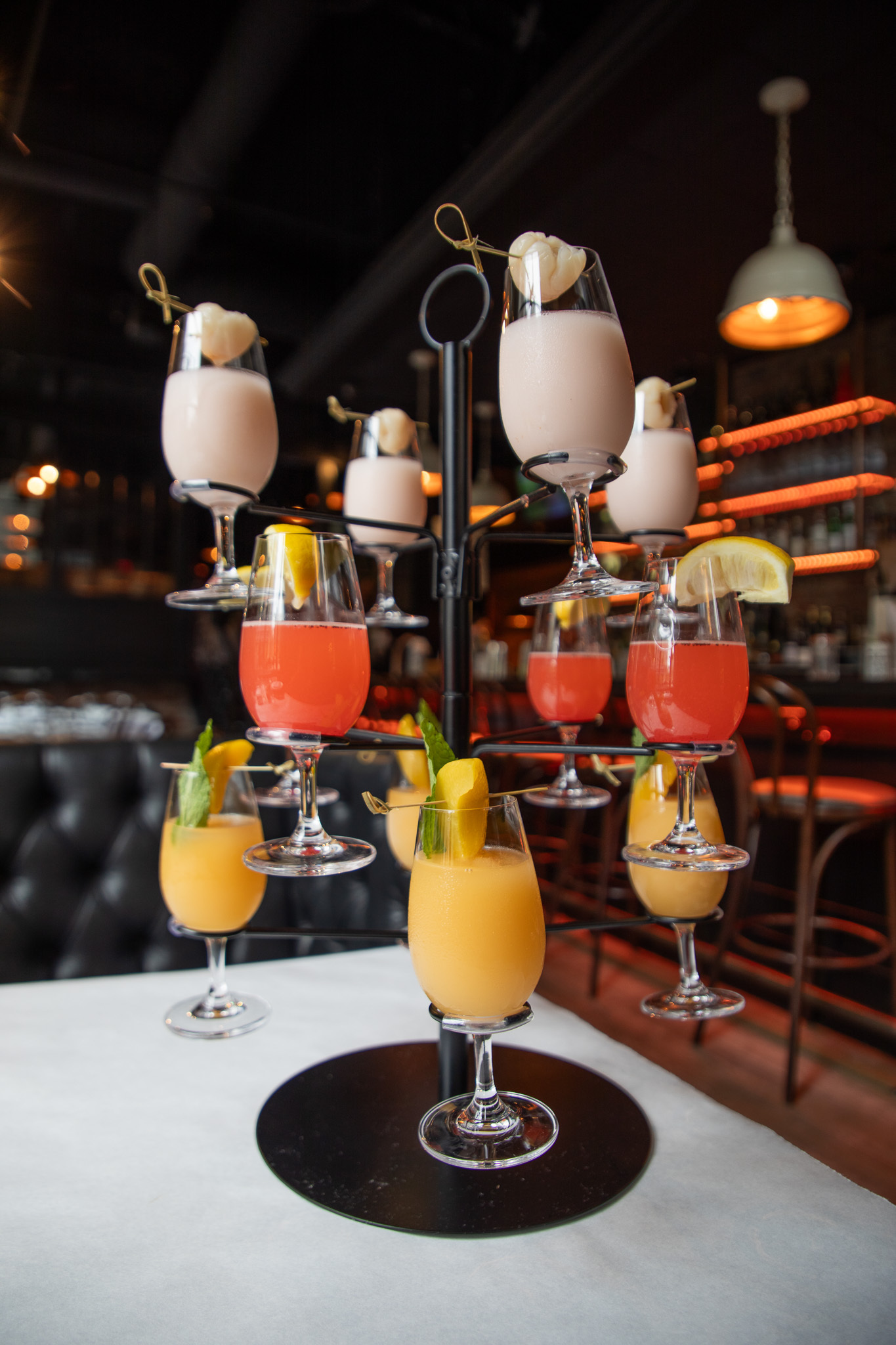 You can get a 12-drink cocktail tower at this NYC steakhouse