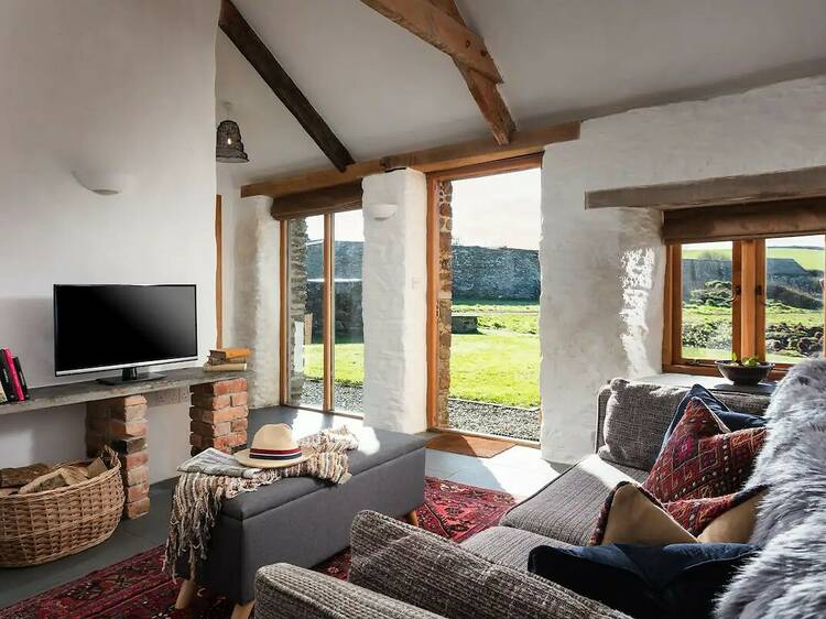 A remote farmstead on the coast in Cornwall