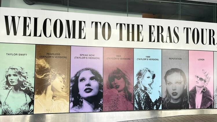 Taylor Swift Eras Tour poster