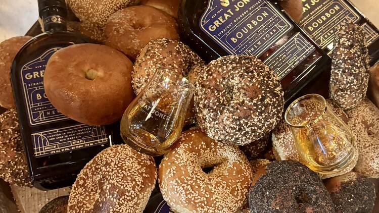 Great Jones Distilling Co. x PopUp Bagels