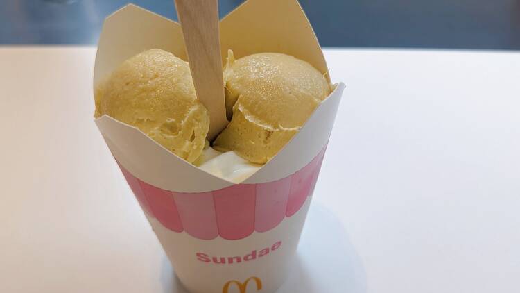 McDonald's D24 durian sundae