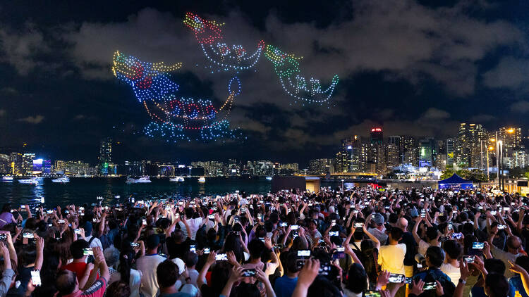 HKTB drone show/ July 2024