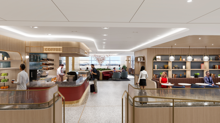 The first-ever Capital One Lounge at JFK Airport pays homage to NYC