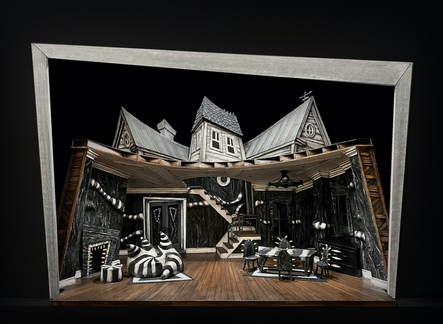 David Korins Beetlejuice set model