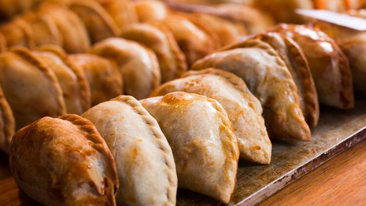 Freshly baked empanadas 