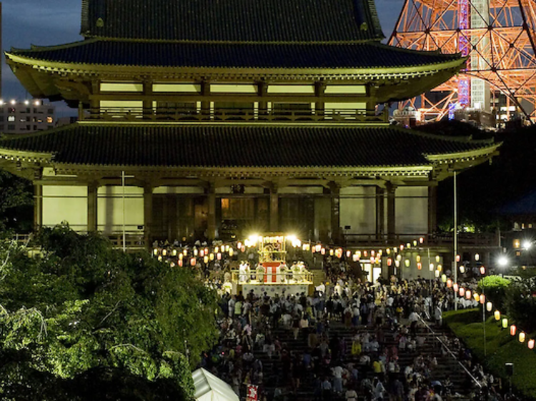 増上寺 地蔵尊盆踊り大会