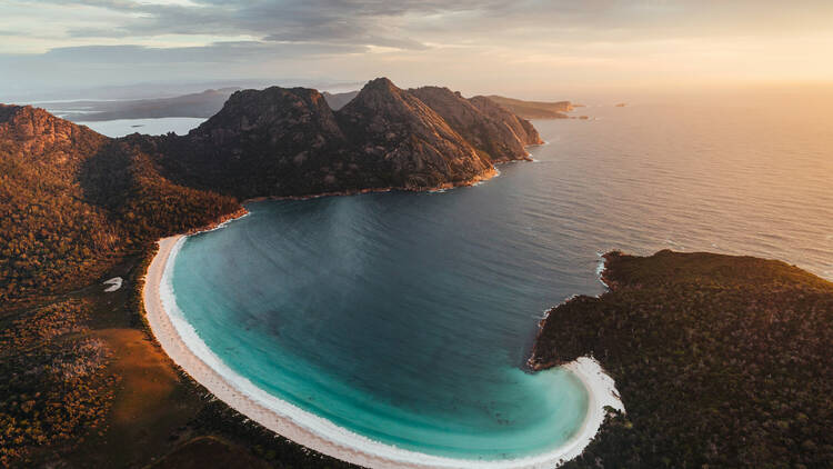 Wineglass Bay aerial 