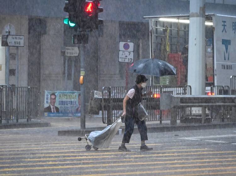 Hong Kong Observatory issues Red Rainstorm Warning Signal