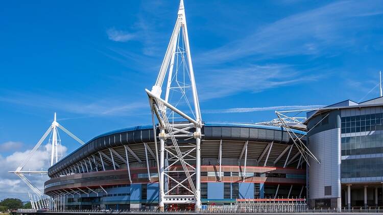 Principality Stadium in Cardiff, Wales