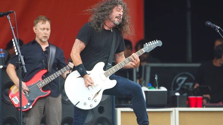 Foo Fighters performing live in New Orleans, 2024