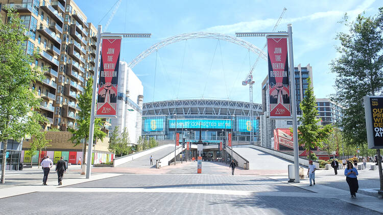 Wembley Stadium in London